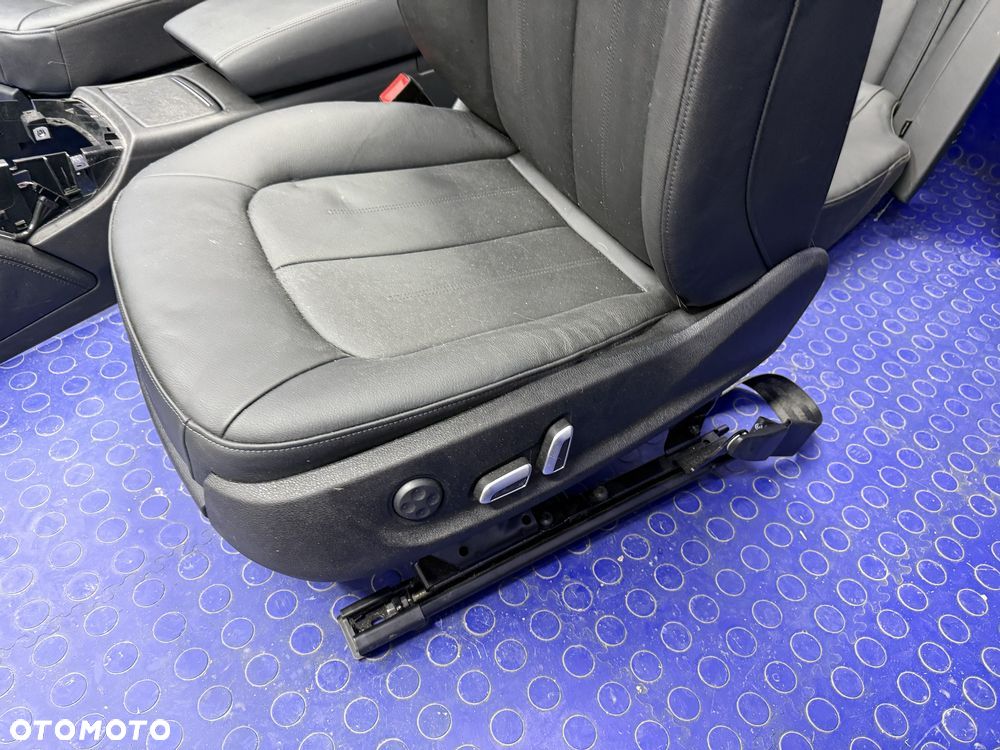 KOMPLET foteli skórzanych elektrycznie regulowane AUDI A7 C7 IDEALNE - 8