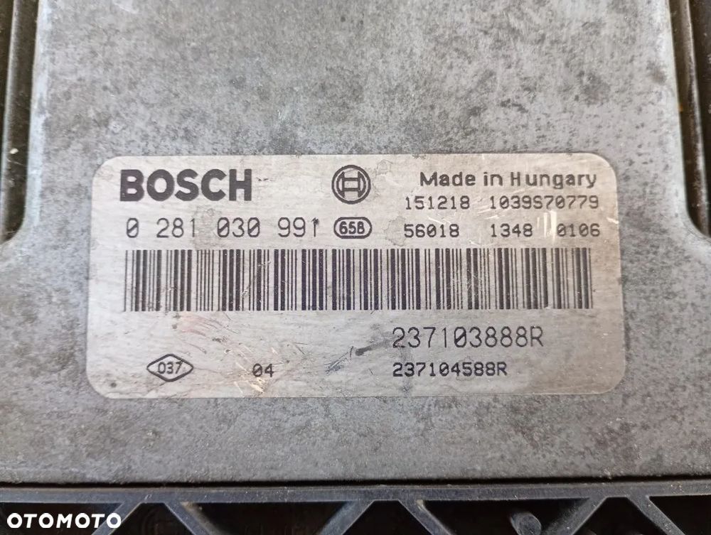 sterownik silnika komputer opel vivaro b trafic iii taleno 1.6 dci 0281030991 237103888r - 5