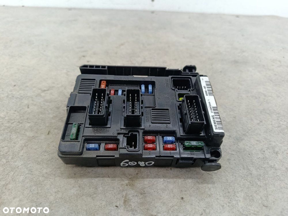 MODUŁ BSM PEUGEOT 1007 9650618480 U118470003  SIEMENS  BSM-B3 1.4 i - 4