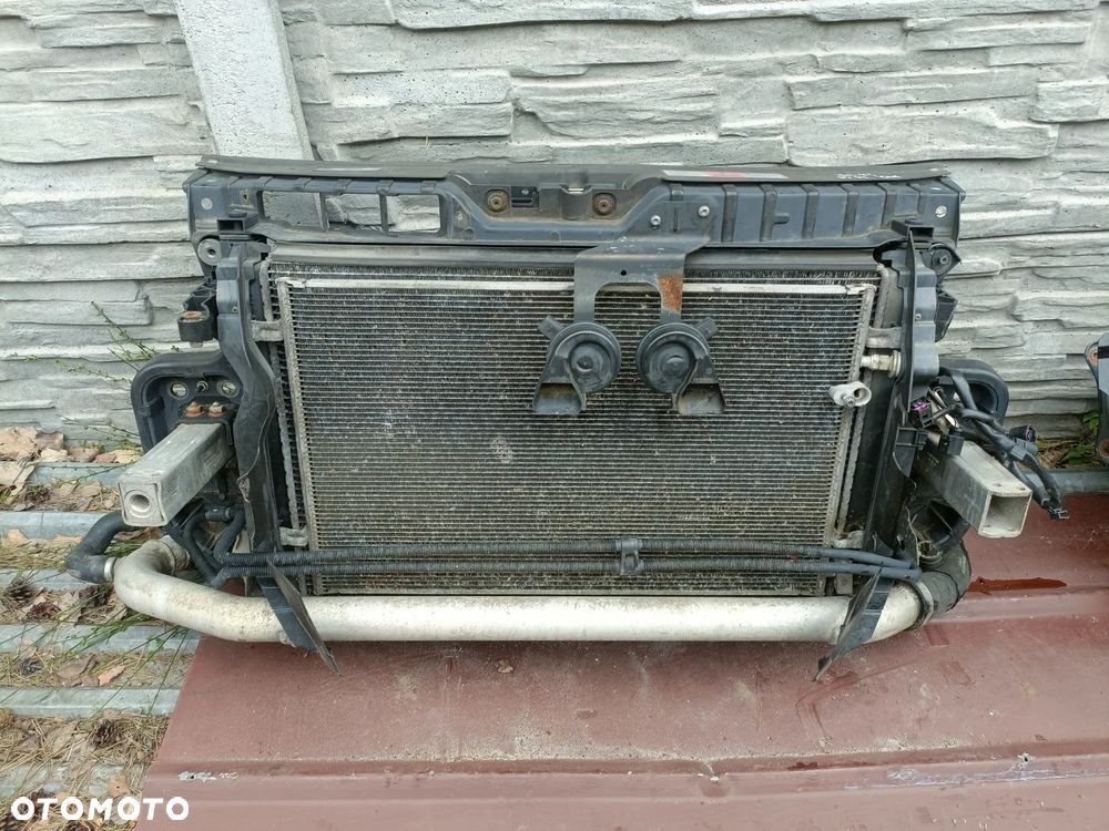 AUDI A6 C6 04-11 r. 2,0 TFSI PAS PRZEDNI chłodnice + wentylator * - 4