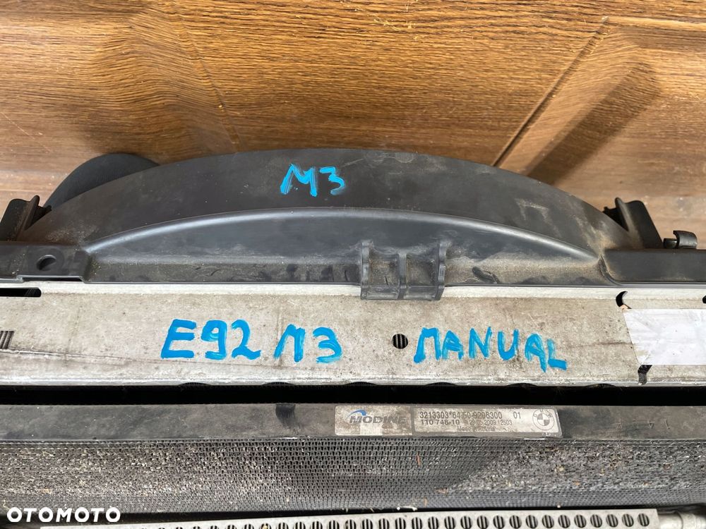 chłodnica wody klimatyzacji oleju wentylator komplet bmw e90 e92 e93 m3 man - 8