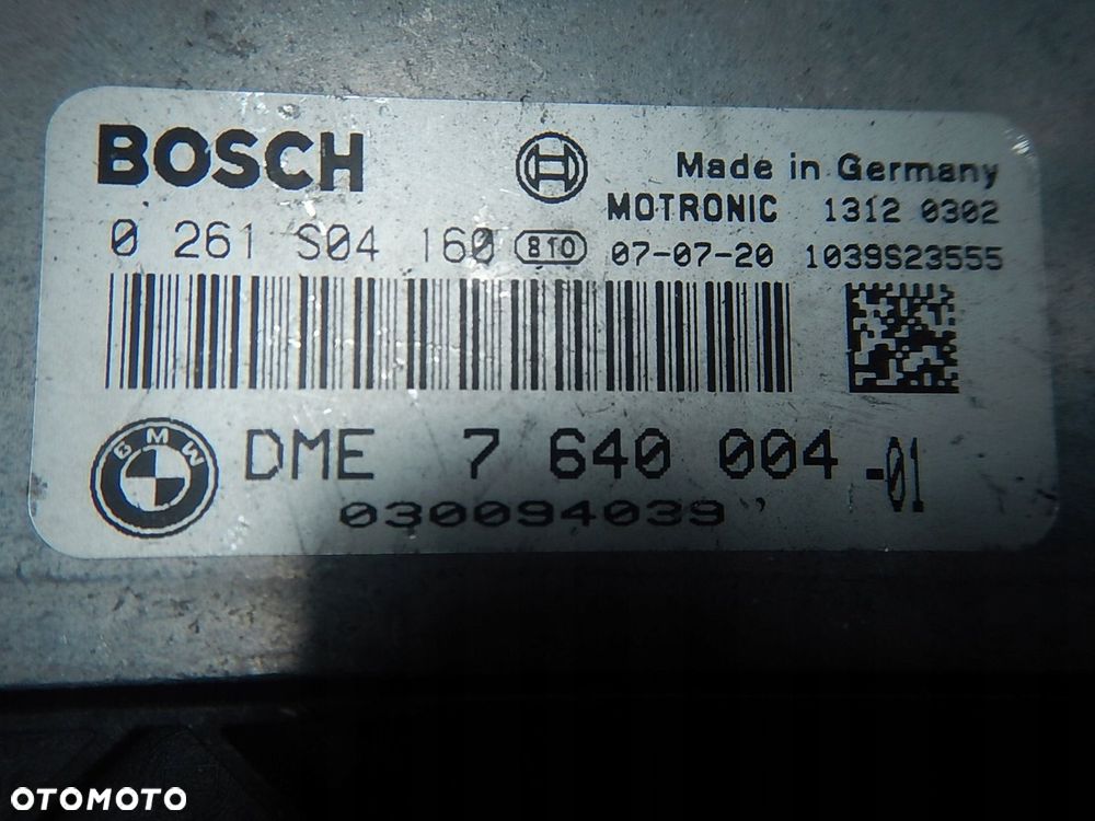 KOMPUTER STEROWNIK SILNIKA MINI COOPER R56 1.4 B 0261S04160 - 2