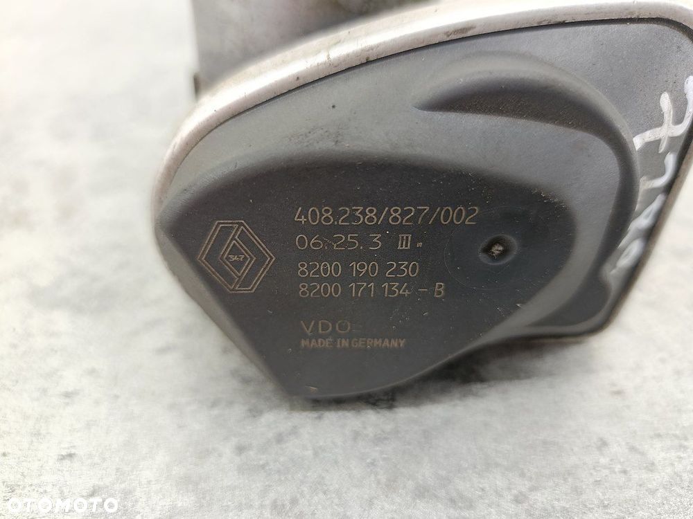 PRZEPUSTNICA RENAULT CLIO III 8200190230  8200171134-B VDO 1.6 16V - 6