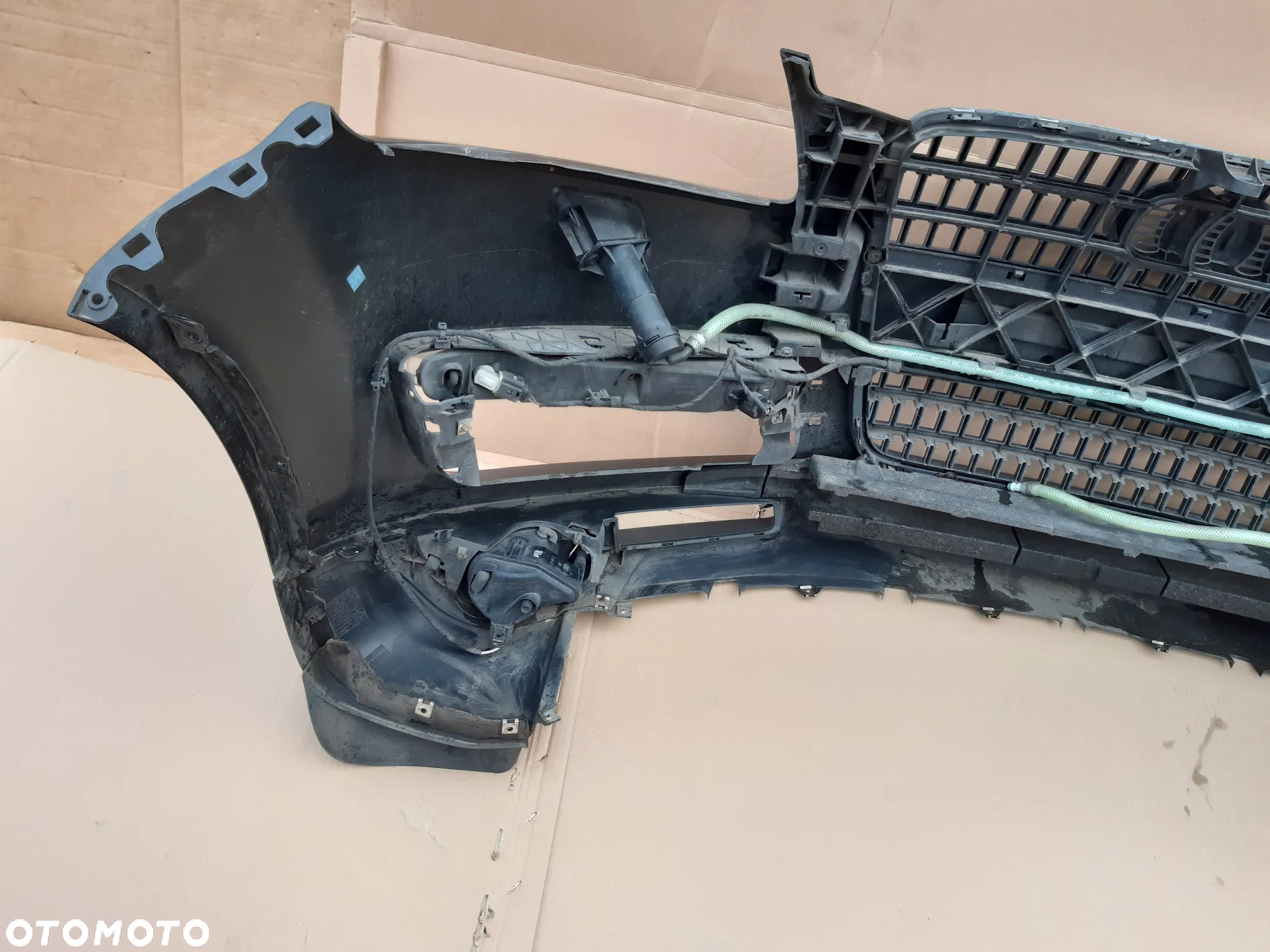 AUDI Q7 4L 08r ZDERZAK PRZÓD PRZEDNI LZ7L - 12