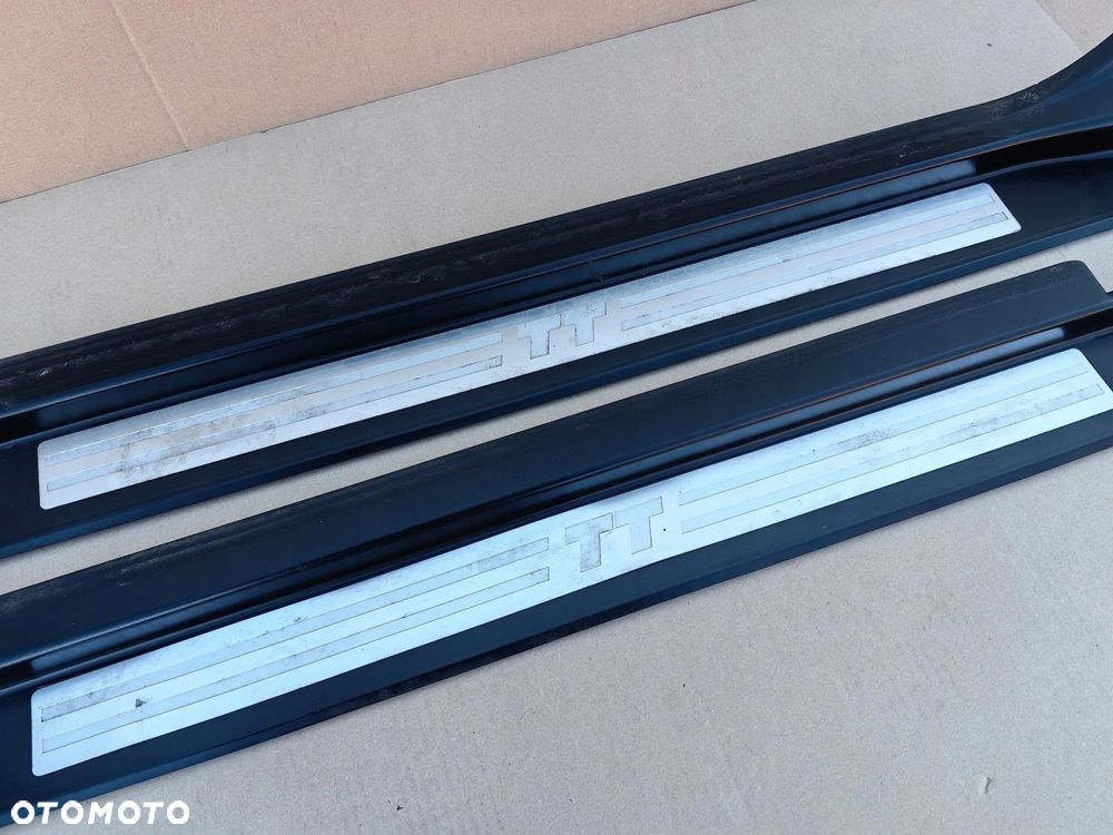 Listwy nakładki na progi wewnętrzne AUDI TT 8N 8N0853492 8N0853491 komplet - 4