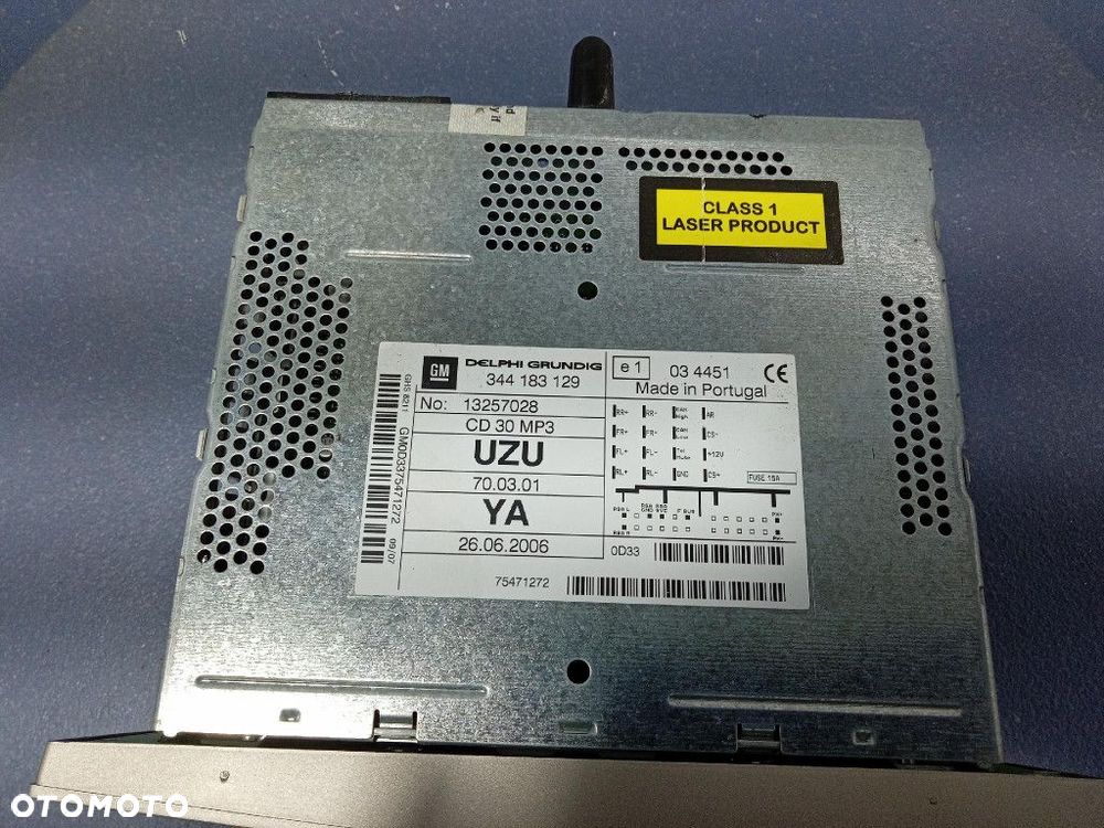 OPEL CORSA D 06- RADIO FABRYCZNE OEM CD30 MP3 13257028 - 5