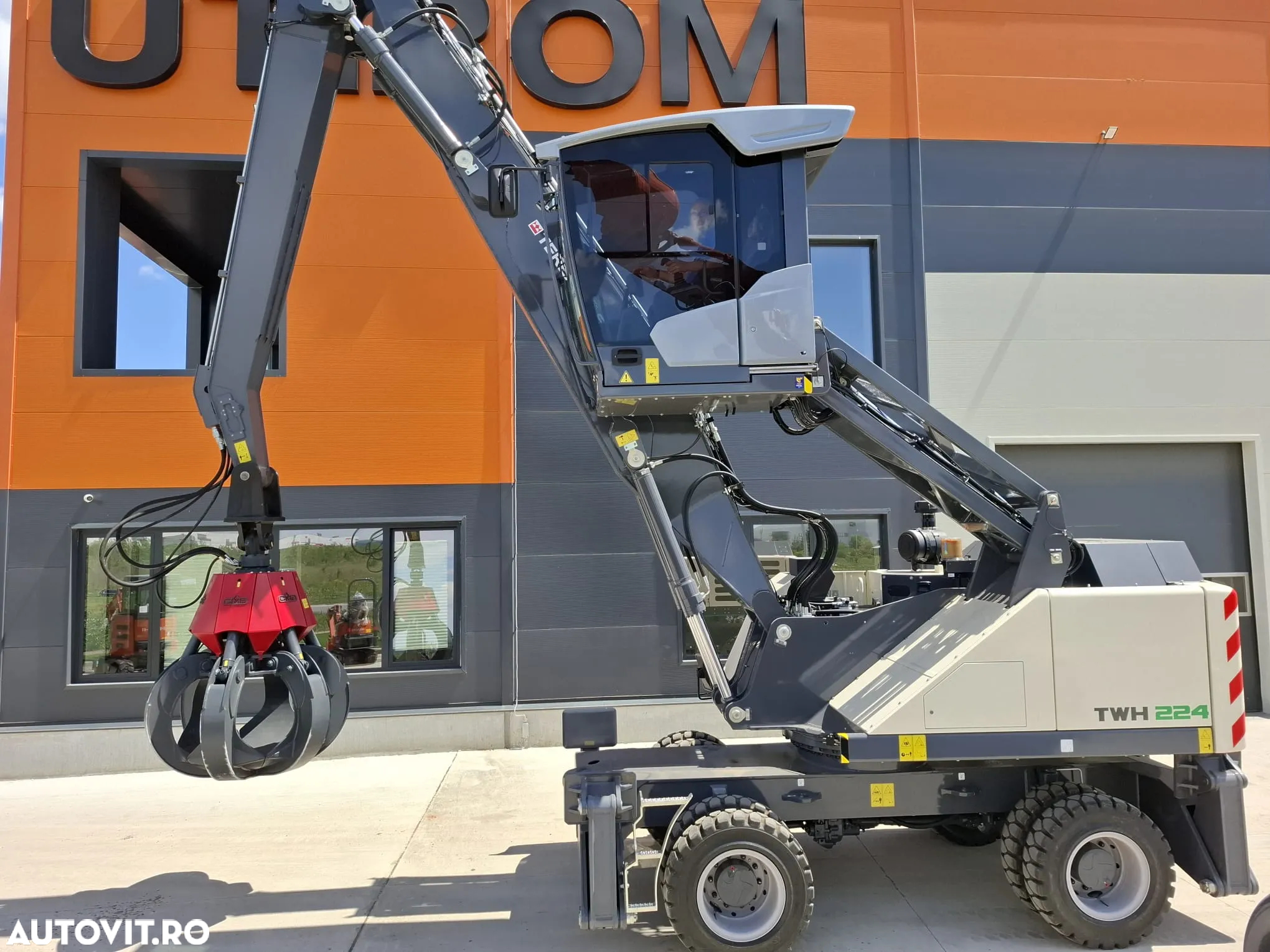 Terex FUCHS 26t, brate 11m, graifer 5 petale, cale fata spate-garantie, posibilitate leasing-269.000 EUR+tva - 10