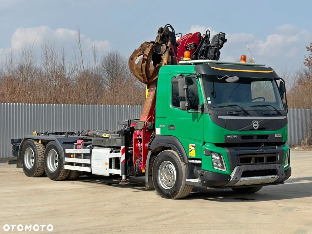 Volvo FMX 460 * HAKOWIEC + PALFINGER EPSILON Q150279 * STAN BDB / 6x4 - 3