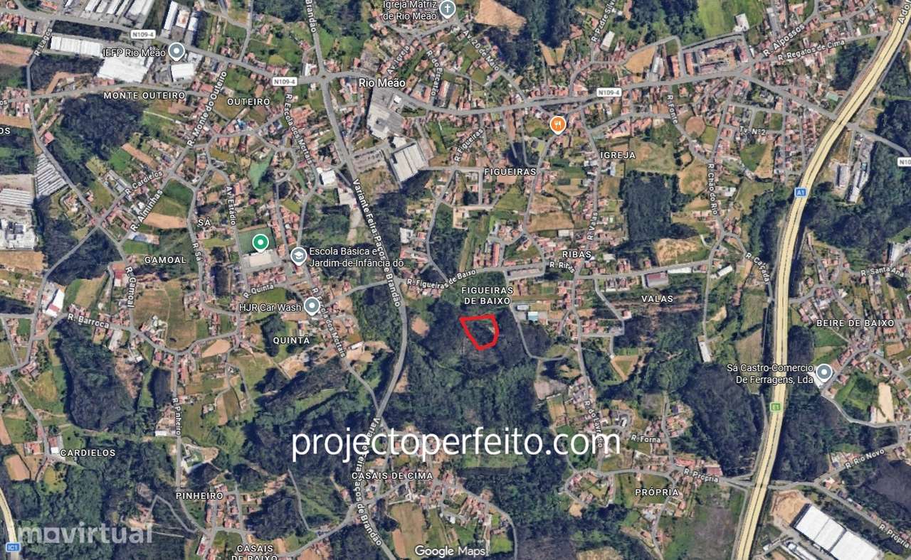 Terreno Urbano  Venda em Rio Meão,Santa Maria da Feira - Grande imagem: 2/4