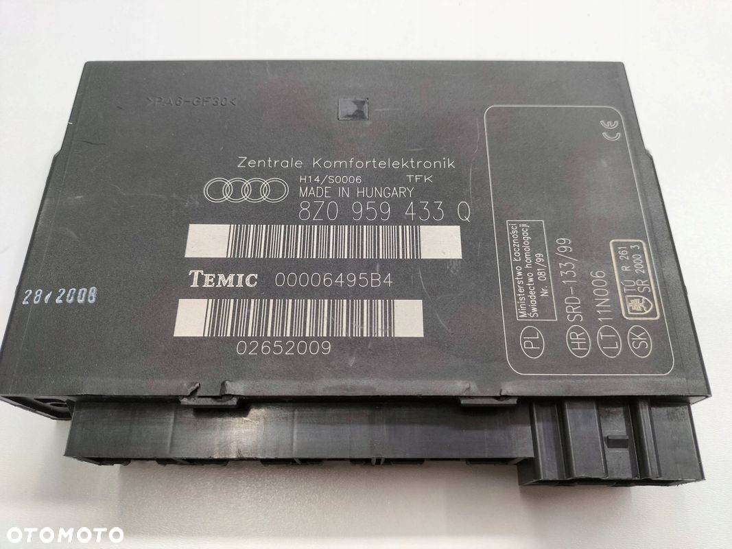 AUDI A2 MODUŁ KOMFORTU STEROWNIK 8Z0959433Q - 4
