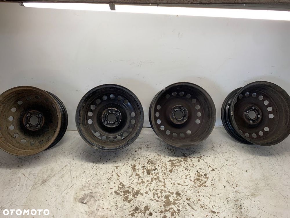 FELGA STALOWA KOMPLET 15 4X100 6J CENTR 56,5 ET 43 - 250.00 PLN - - 6