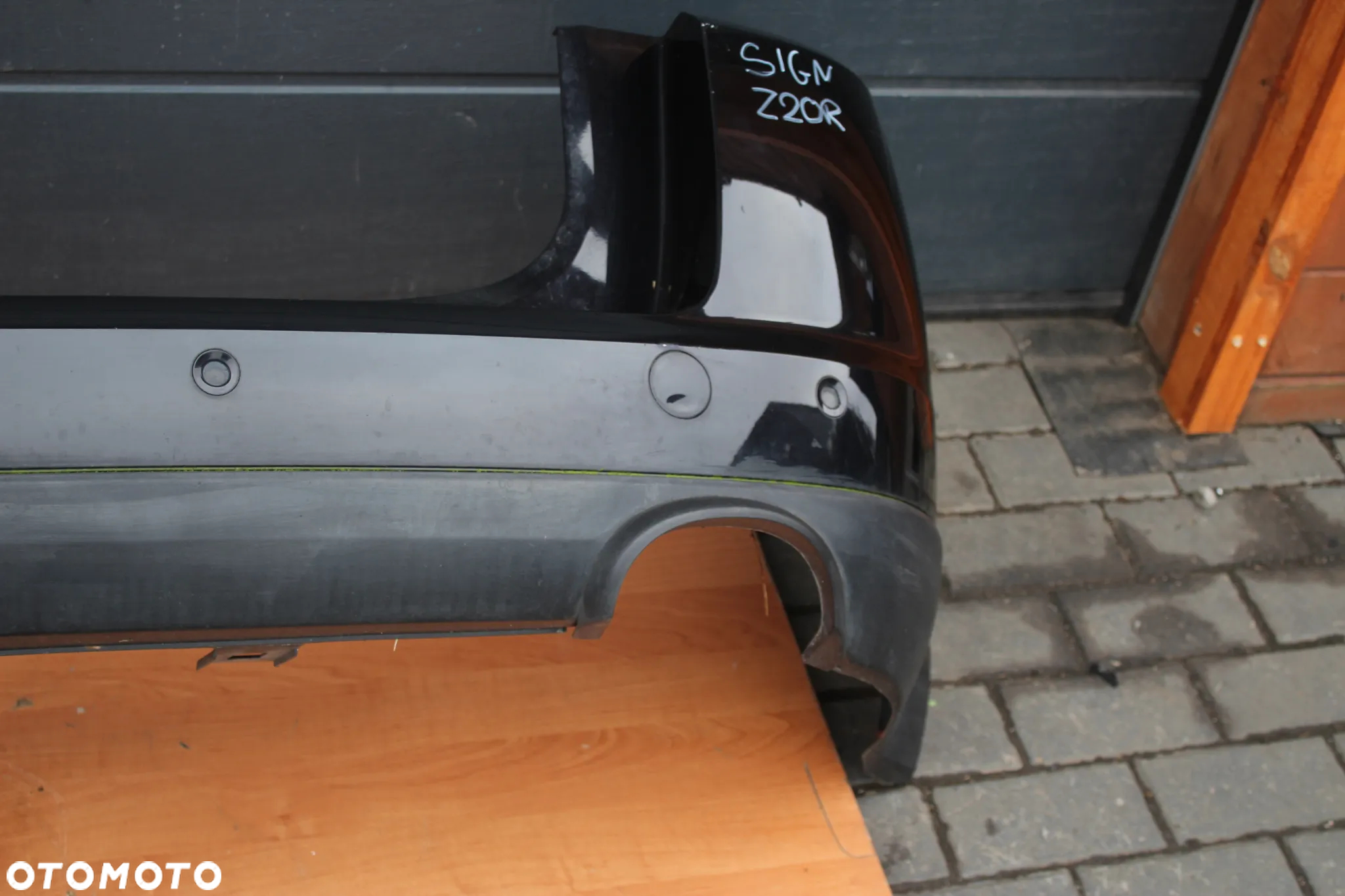 ZDERZAK TYŁ TYLNY OPEL SIGNUM Z20R PDC DYFUZOR DWA WYDECHY - 12