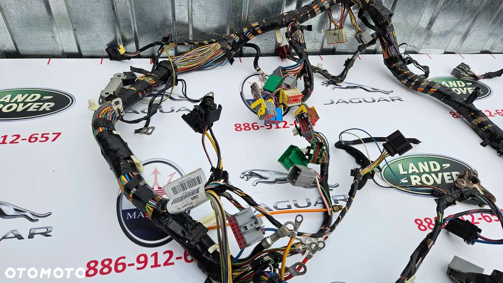 Jaguar XJ 351 Instalacja prawa komory bagażnika Wiązka tył prawy Przewody kompresora zawieszenia Modułów BSI DW93-14A005-BBC - 10