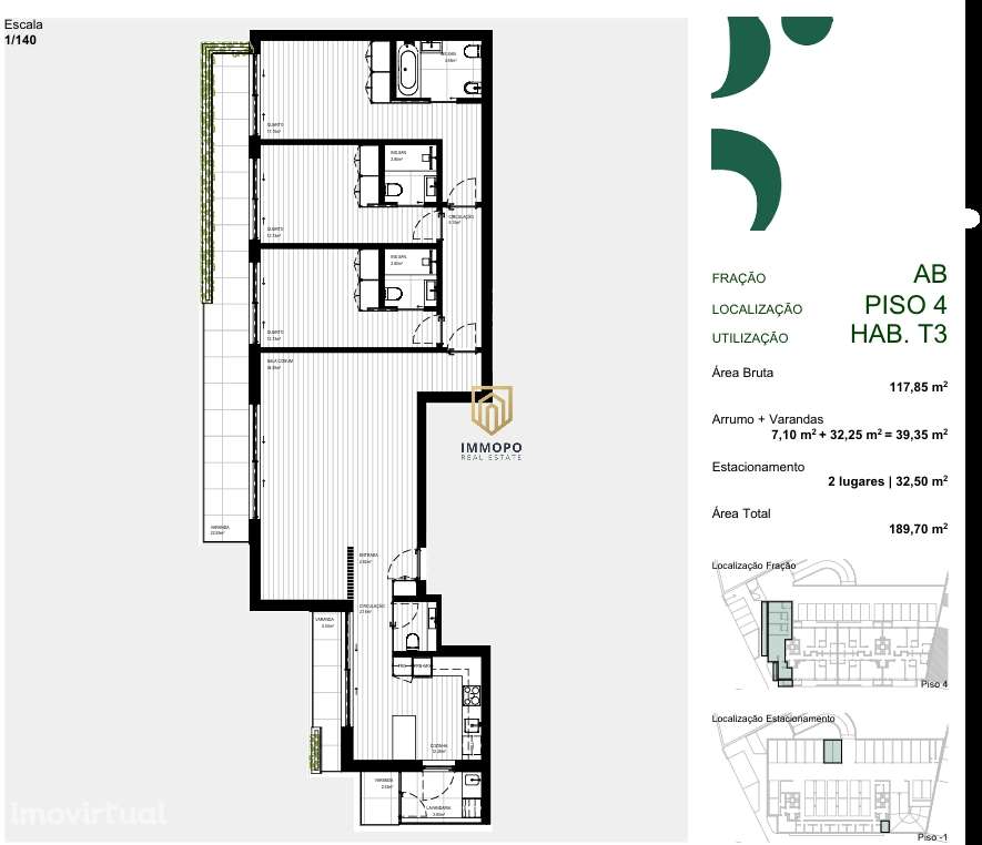 T3 novo, Cidade de Rebordosa - Grande imagem: 3/15