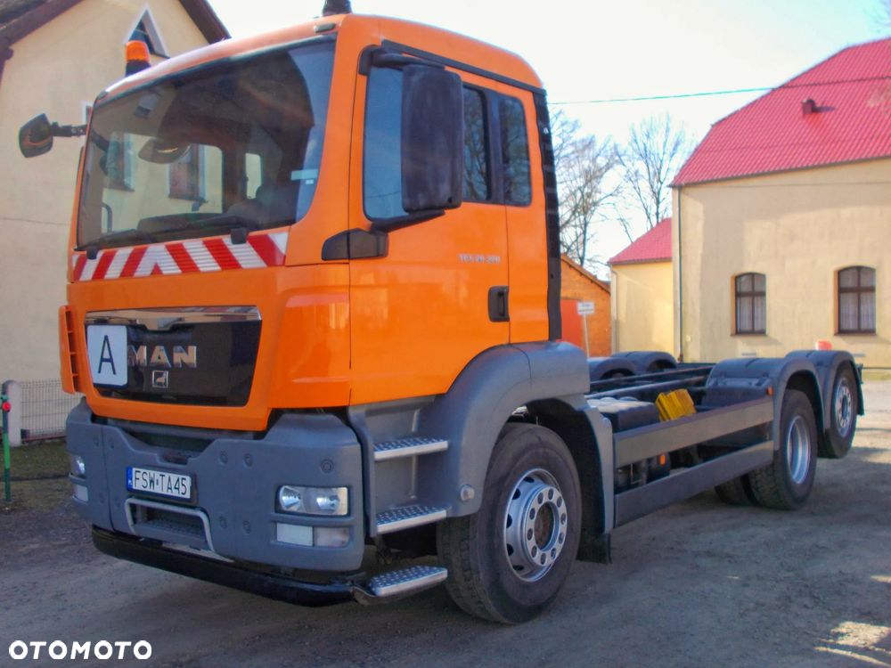 MAN TGS BECZKA ASENIZACJA, KRÓTKI ROZSTAW 410cm, EURO-5, 3-y OSIOWY, OŚ SKRĘTNA, 6x2 - 6