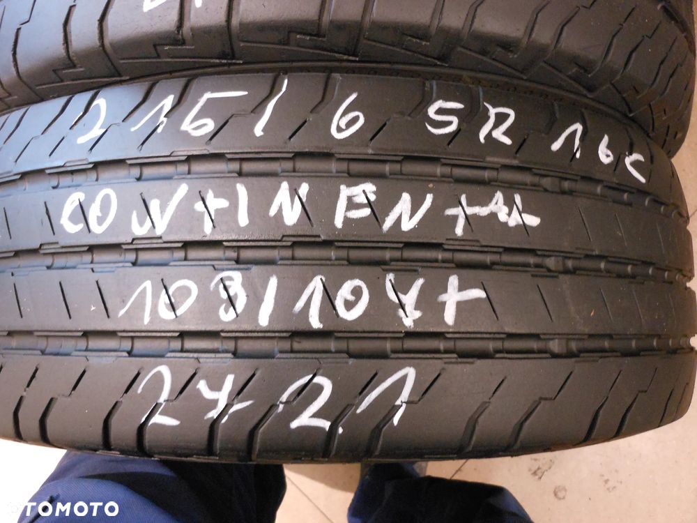 Opony 215/65r16c continental conti van contact 100  6.9mm lato para - 2