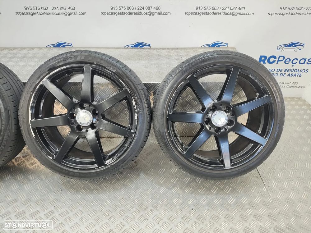 Conjunto Jantes 18 Originais AMG Mercedes Benz 5x112 8J 8.5J ET50 ET54 - 4
