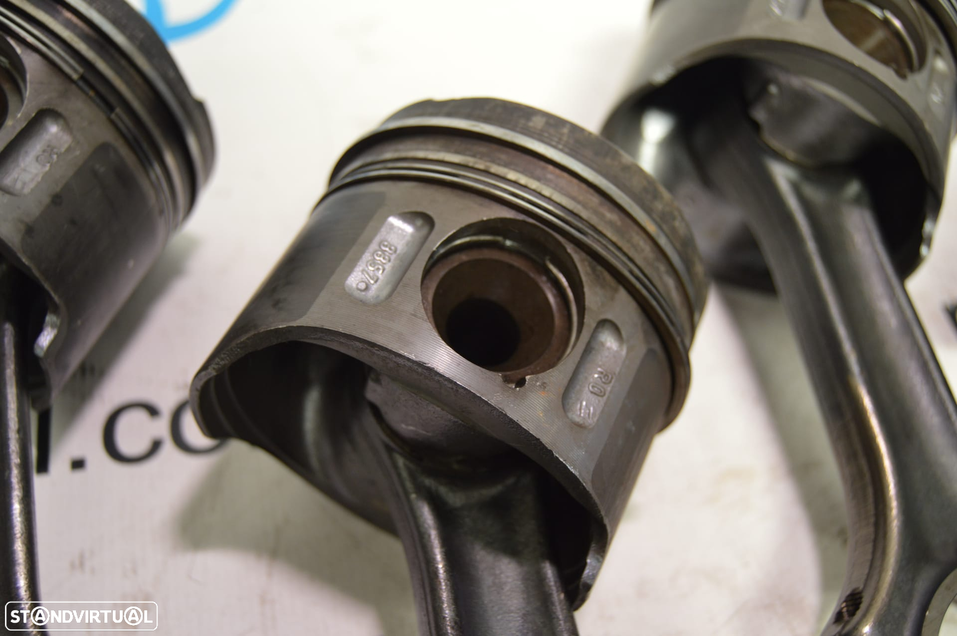 PISTÃO PISTÕES PISTON PISTONS BIELA BIELAS MOTOR OM602982 602982 MERCEDES BENZ CLASS S W220 S320 CDI 197CV OM602982 602982 - 2