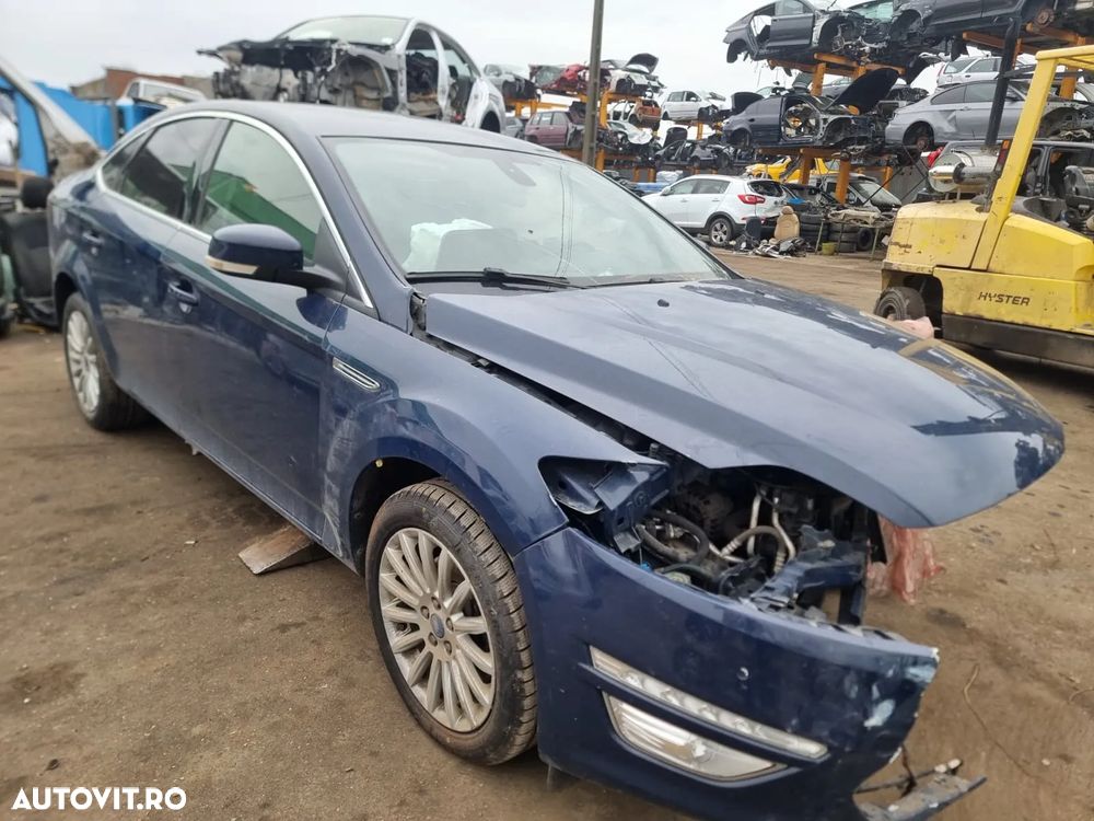 motor fara anexe cutie de viteze  viteza  manuala 6 trepte timonerie turbina pompa inalta injectie kit chit ambreiaj volanta rampa injectoare injector racitor gaze egr clapeta acceleratie etrier calaret fuzeta stanga dreapta fata spate Ford Mondeo MK4 facelift, an 2014, motor 2.0 tdci 140cp cod UFBA, - 1