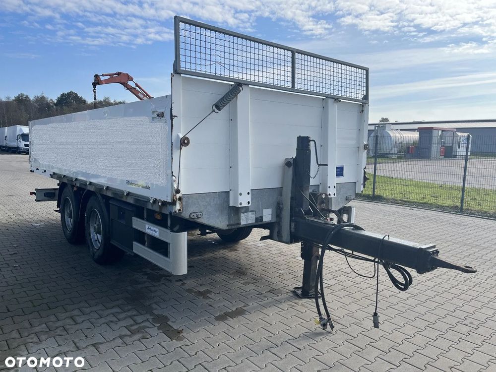 Schrader TANDEM BUDOWLANKA 2013 r. OCYNK!!! ORYGINALNY GÓRNY ZACZEP dł. 5,2 m KOŁA R 19,5 - 4