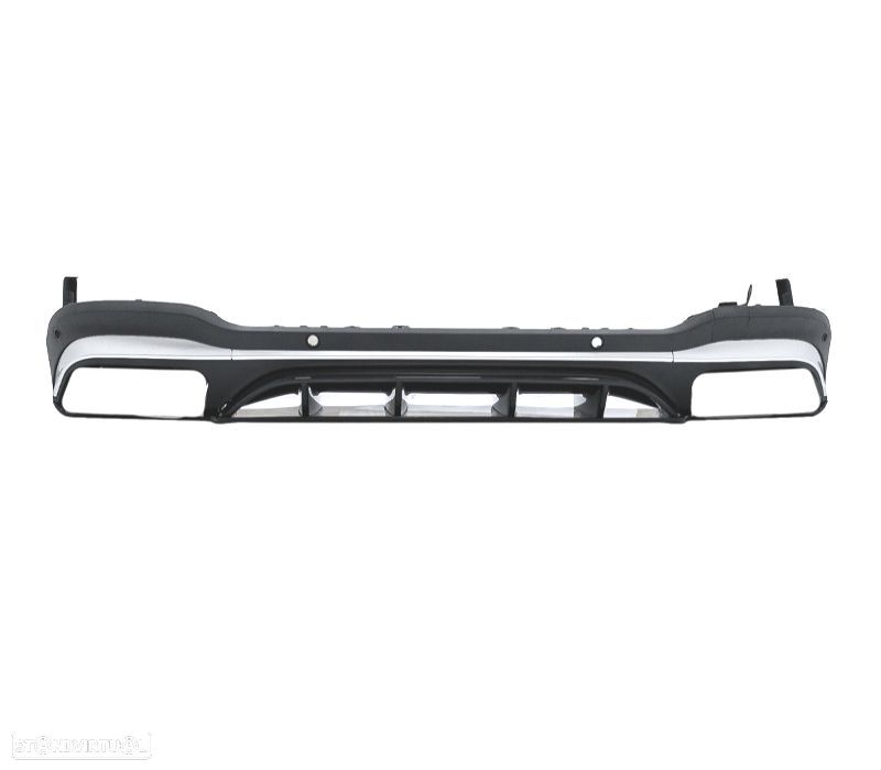 DIFUSOR MERCEDES GLC X253 AMG 16-22 LOOK GLC63 PRATEADO - 2