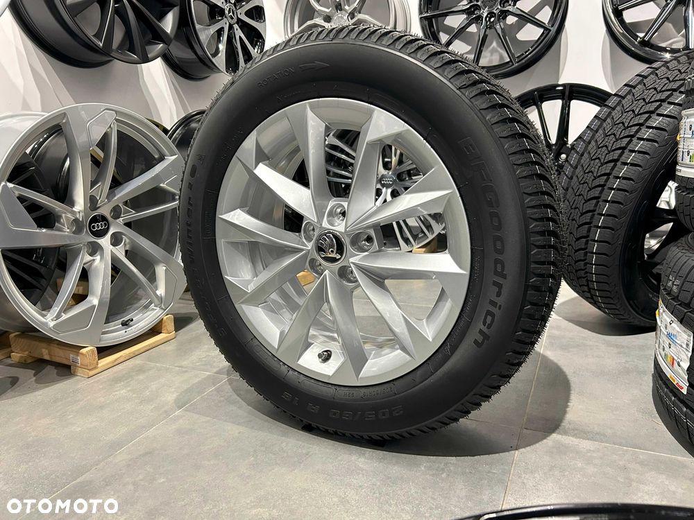 Oryginalne koła zimowe 16 5x100 ET35 Skoda Kamiq 205/60R16 BFGoodrich - 4
