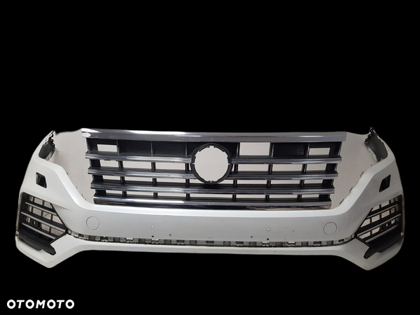 ZDERZAK PRZEDNI PRZÓD VW TOUAREG III 3 18-23 KRATKI GRILL 6xPDC SPRYSKI 760807221E