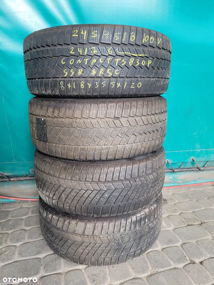 Koła zimowe 18" - BMW F10 F11 - 245/45R18 100V Conti 6mm - 2