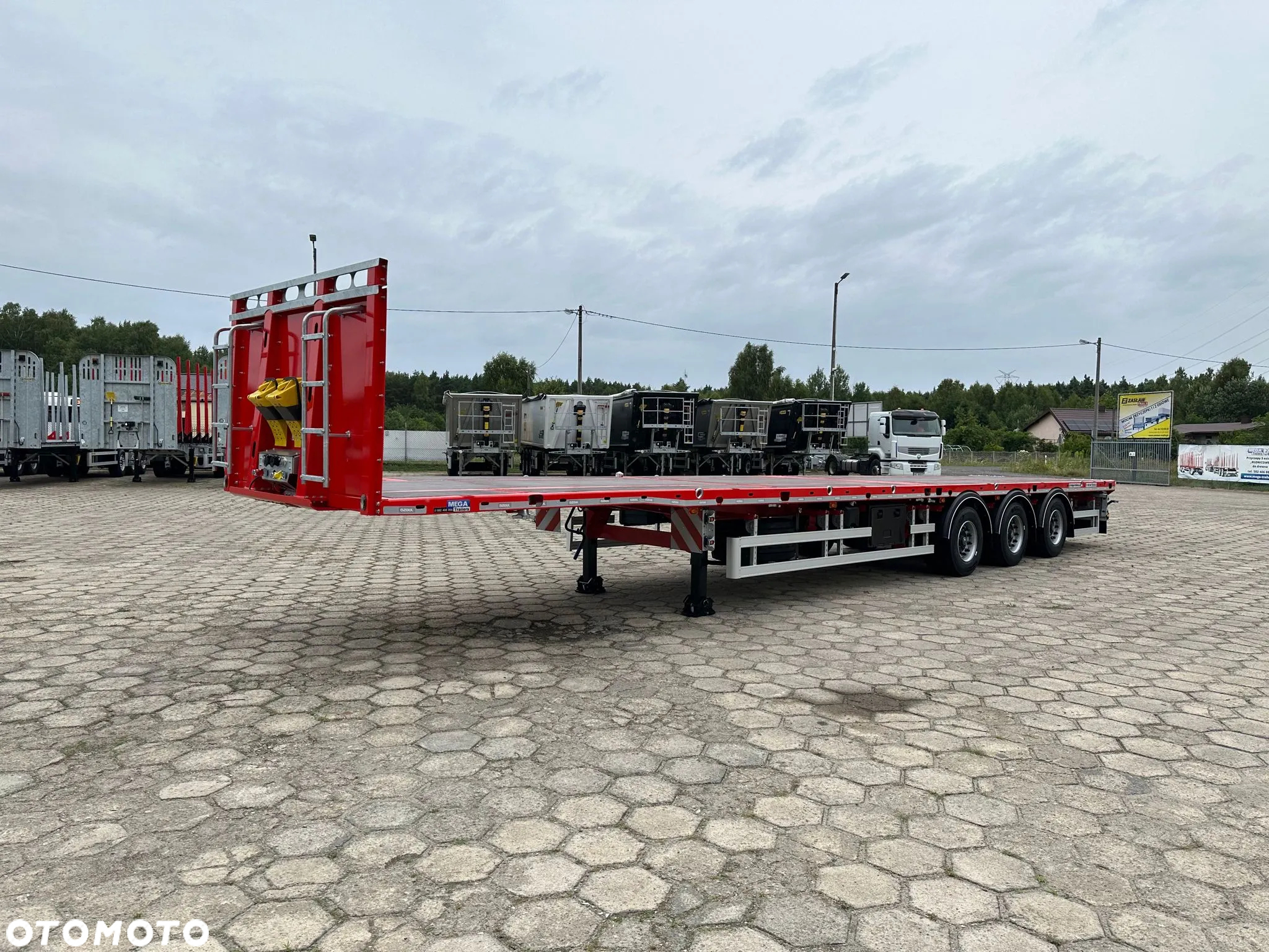 Inny MEGA TRAILERS Platforma pod LOWDECK - siodło 950mm, osie BPW, kontenery ADR EX3 ! - 5
