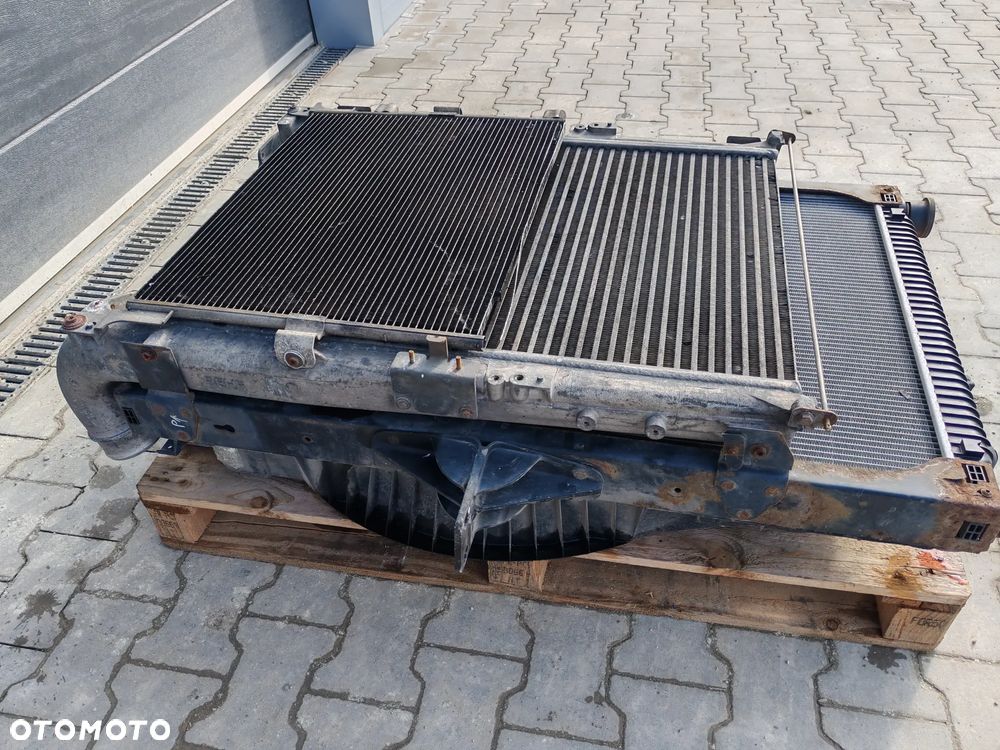 KOMPLET CHŁODNIC INTERCOOLER CHŁODNICA WODY KLIMATYZACJI RENAULT MAGNUM DXI - 2