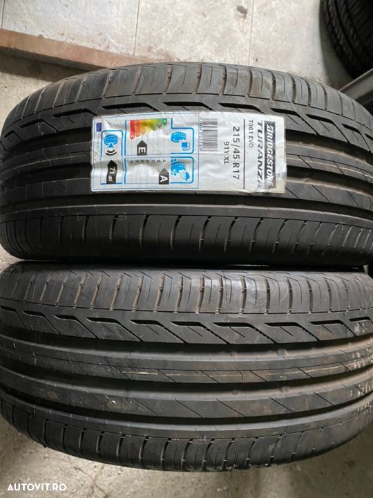 vand 2 anvelope 215/45/17 bridgestone de vară noi - 1