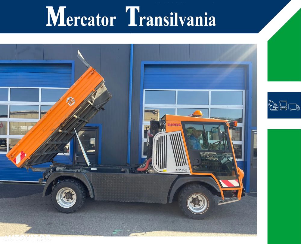 Unimog HANSA APZ 1003L | Basculanta trilaterala | 4x4x4 |Made in Germania - 2