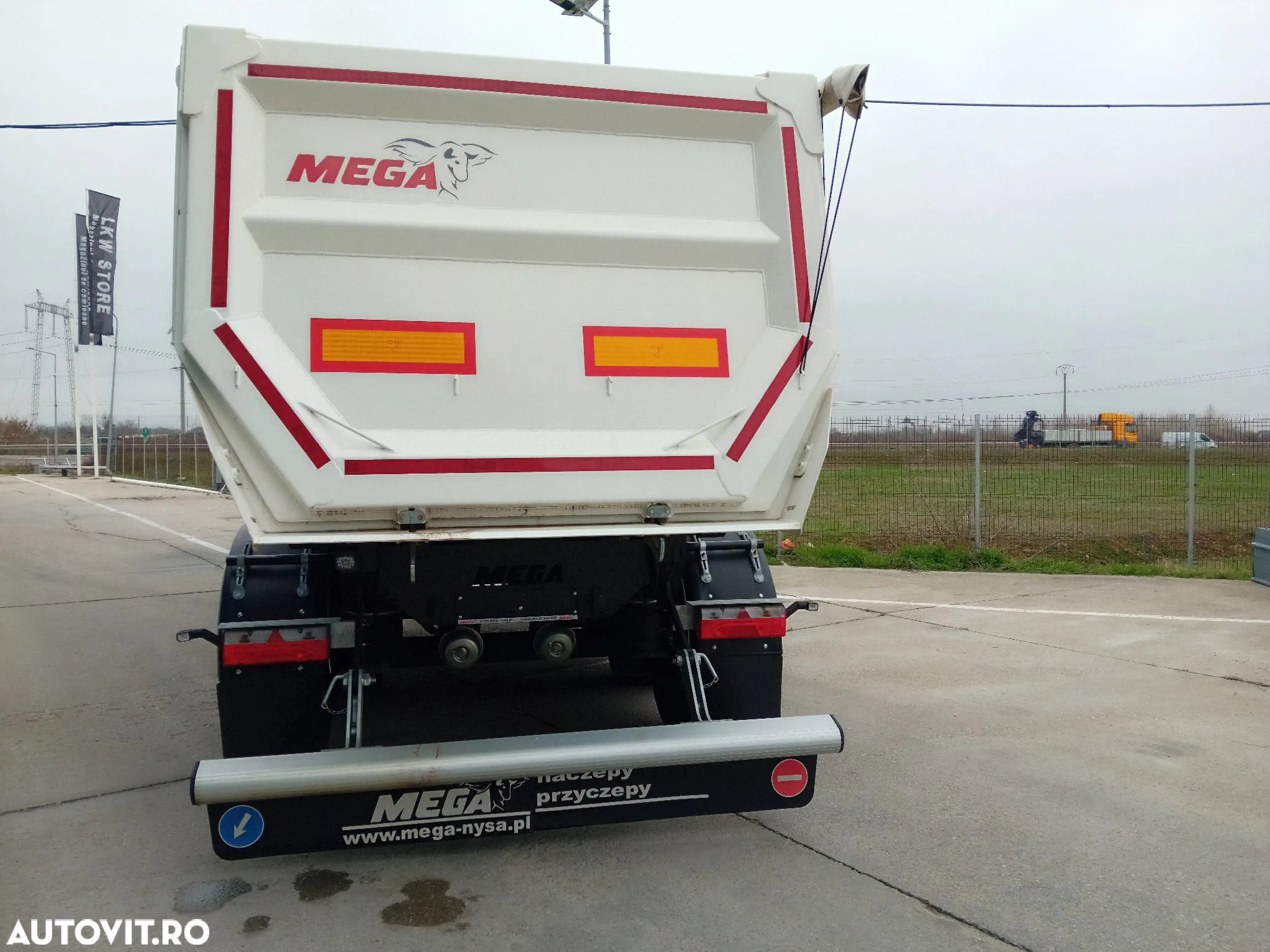 Mega 28m3 BASCULABILA,BALAST,HARDOX–NOUA/TOP! - 3