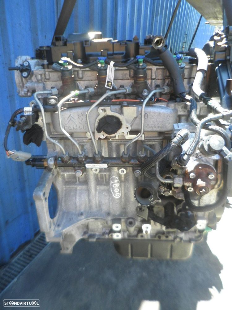 Motor BHY BH02 PEUGEOT 2008 1 A94F FASE 2 2016 1.6HDI 100CV 5P PRETO - 1