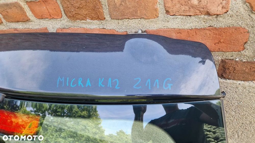 Nissan Micra k12 z11G klapa bagażnika EU Oryginalna - 4