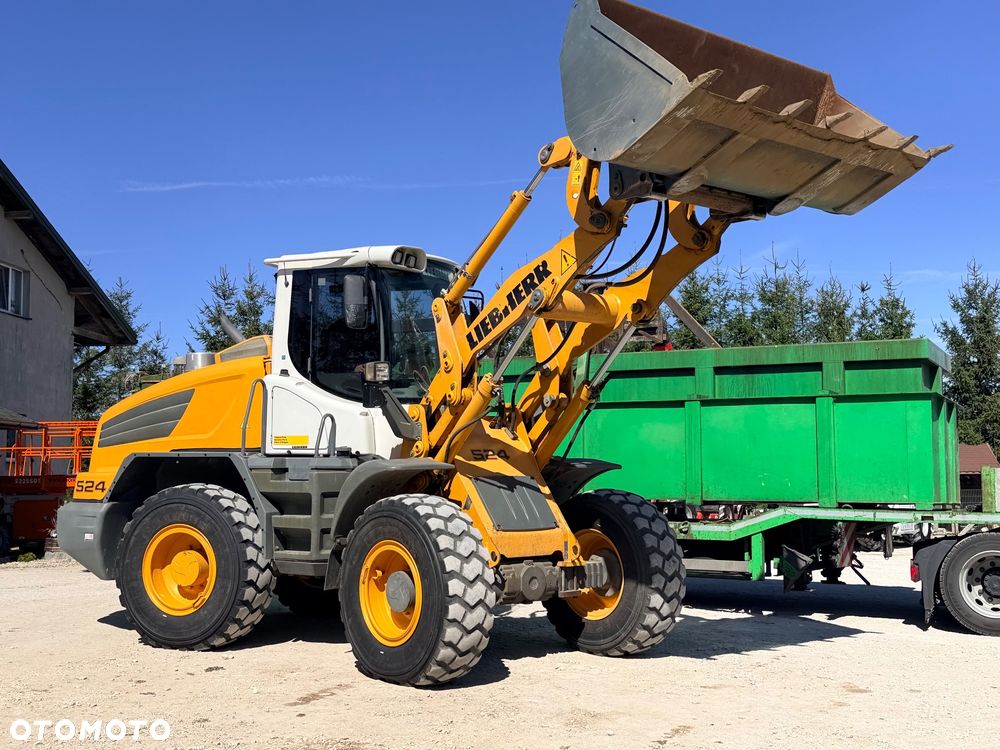 Liebherr Ładowarka Liebherr L524 KLIMA łyżka2,5m3+widły bezAdblue i Dpf szybkozłącze hydr. Cat Caterpillar 924K  924H  930K Volvo L60H / L70H Komatsu WA200-8 WA270-8JCB 426 427 - 2
