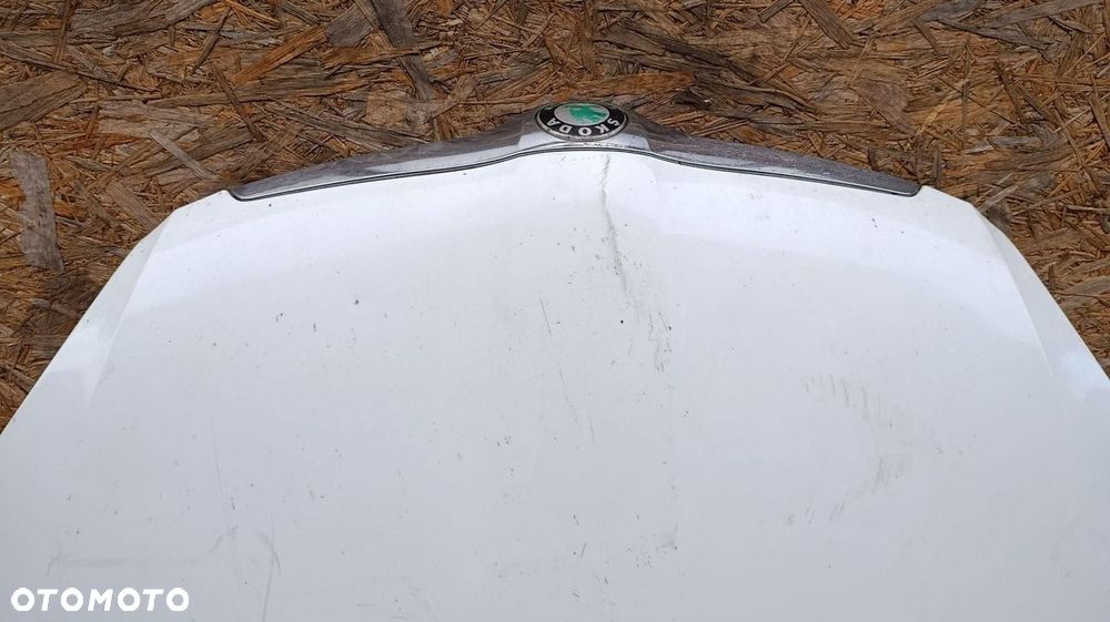 MASKA POKRYWA SILNIKA PRZED LIFTEM SKODA FABIA II 2 ROOMSTER PRAKTIK BIAŁA - 2
