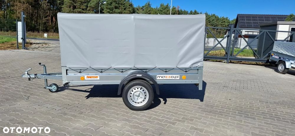 Neptun DOSTAWA Przyczepka 236x129x110cm N7-236 ptw Lekka przyczepa jednoosiowa ze stelażem i plandeką h-110cm! UCHYLNA!GN128 - 24