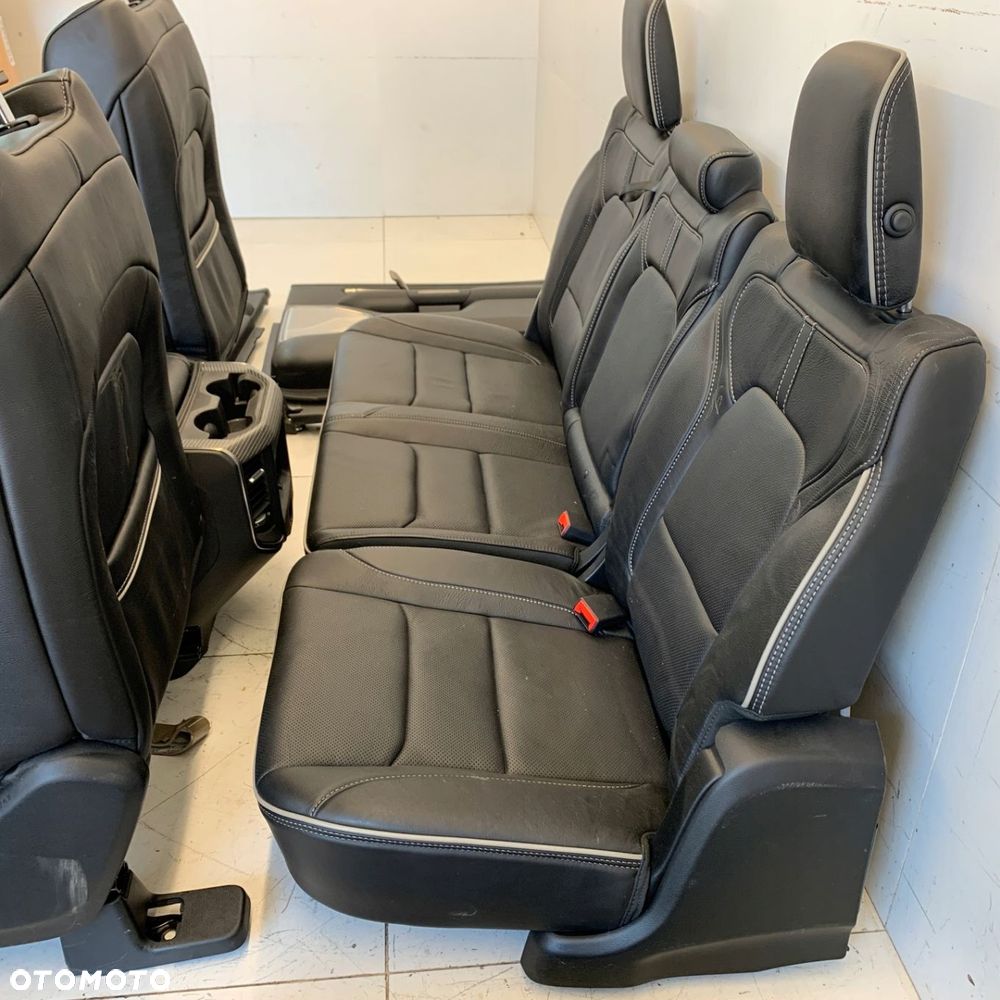 Siedzenia fotele skóra boczki tapicerka komple DODGE RAM V 1500 LIMITED 22r - 9