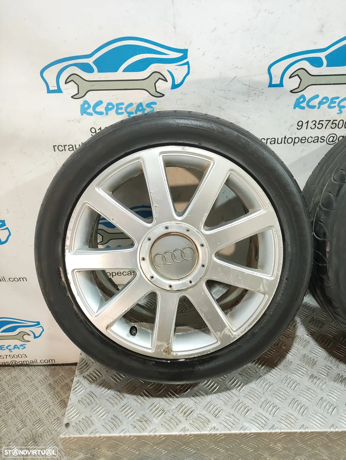 - Conjunto Jantes 17 Ronal Originais Audi A4 B6 7,5J ET 43 5x112 - 6