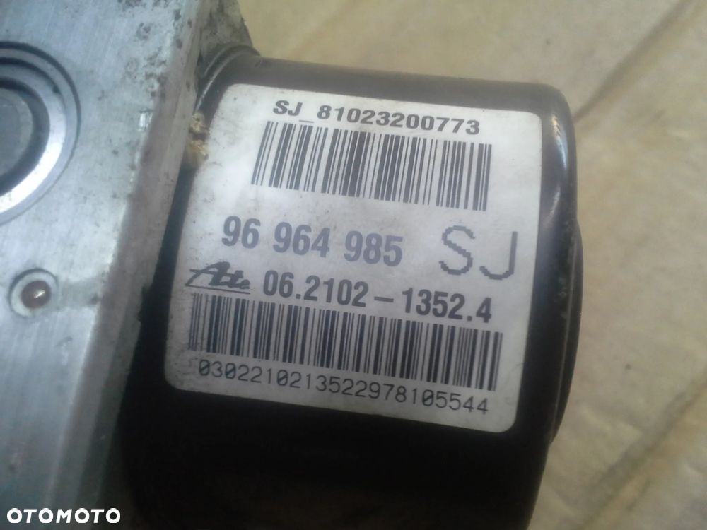 Chevrolet Aveo II T250 T255 pompa sterownik abs plus wtyczka z wiązką 96964985SJ  06.2109-5600.3  28.5700-1001.3 - 12