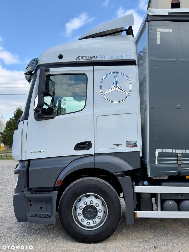 Mercedes-Benz ACTROS 2540 / 2545 / FIRANKA / ZSUWANY DACH / WINDA / / 3 OSIE / 14.5T ŁADOWNOŚĆ/ BURTO - FIRANKA / 18 EUROPALET / AUTOMAT / Z NIEMIEC / 2018 / E6 / - 7