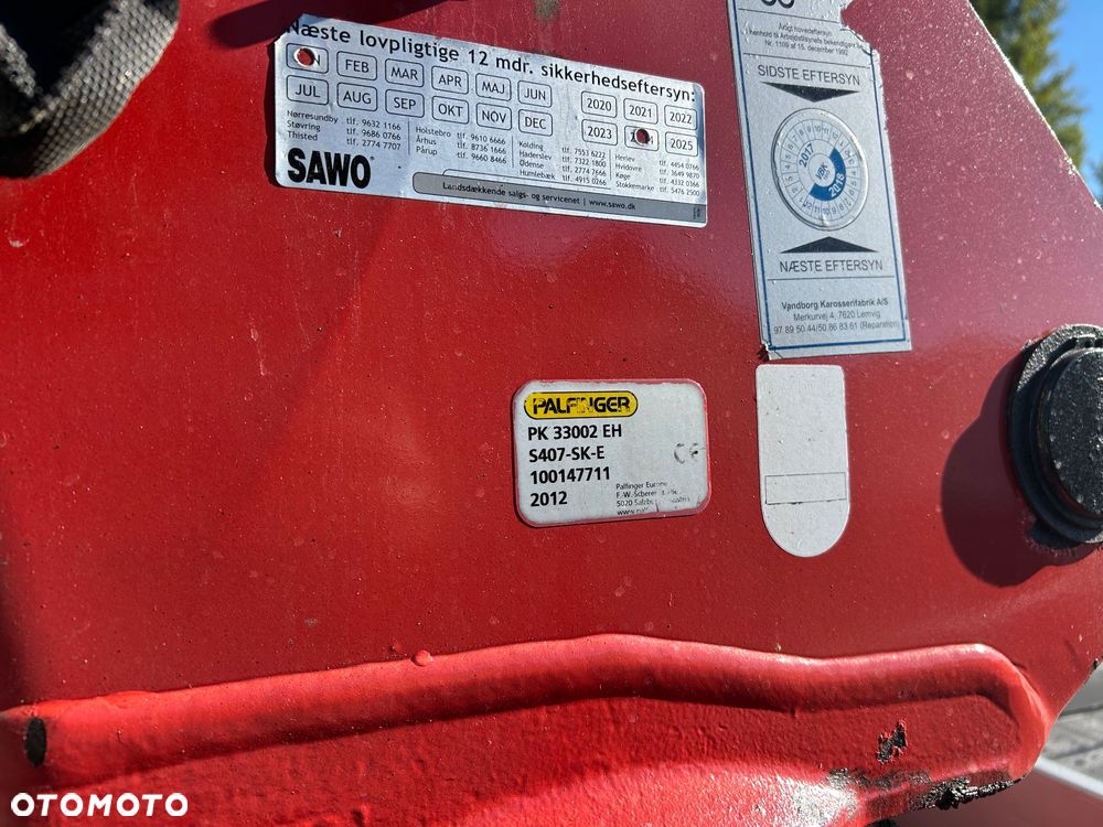 Volvo FH 6x2 2014r HDs dźwig PALFINGER 33002 budowlany do kontenerów - 12