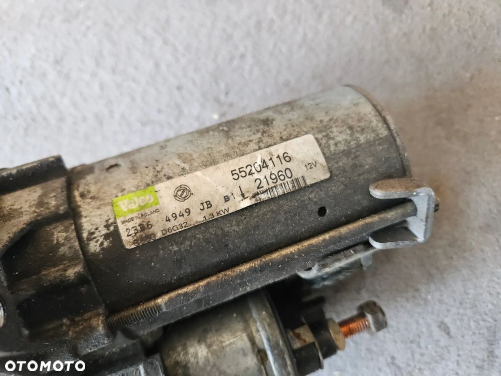 Alternator rozrusznik Fiat Grande PUNTO 1,3 M-Jet 55kW 75KM 2006r 46823547 55204116 - 7