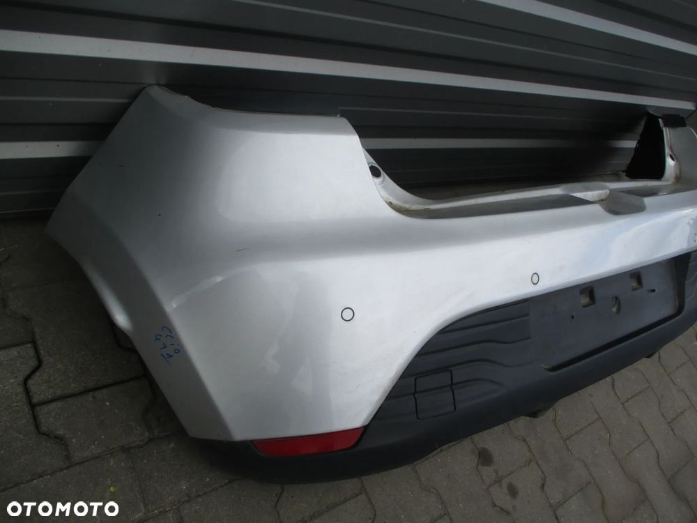 RENAULT CLIO IV 4 2012-2016 ZDERZAK TYLNY 4xPDC TED69 SREBRNY - 2
