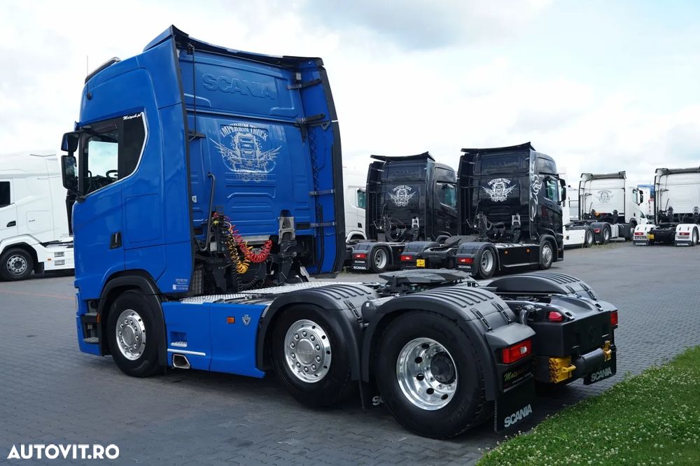 Scania S 580 / V8 / 6x2 / PUSHER / RETARDER / I-PARK COOL / FULL AIRMATIC / JANTE ALIAJ / EURO 6 / - 8