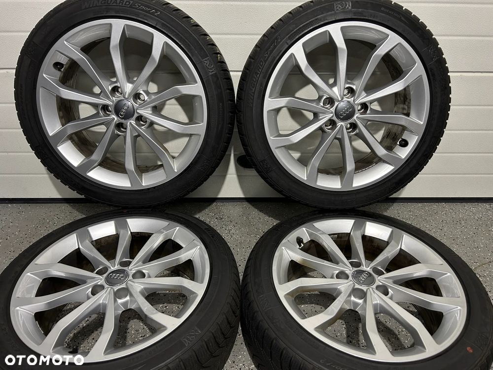 Oryginalne koła zimowe FELGI 18 AUDI A4 B9 B8 A5 F5 8T NEXEN 225/45R18 2022r 8mm jak NOWE - 4