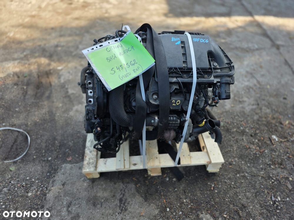 Citroen 8H01 10FDCG 1.4 diesel silnik kompletny z pełnym osprzętem gotowy do montażu