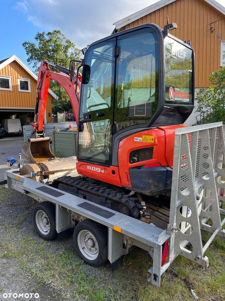 Kubota KX019-4 Z przyczepą ROKU 2021 ,Akcesoria 3 łyżki - 2