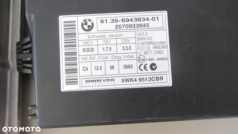 BMW E90 E60 525D 325D M57N2 KOMPUTER STEROWNIK SILNIKA 7806987 13618509034 - 3